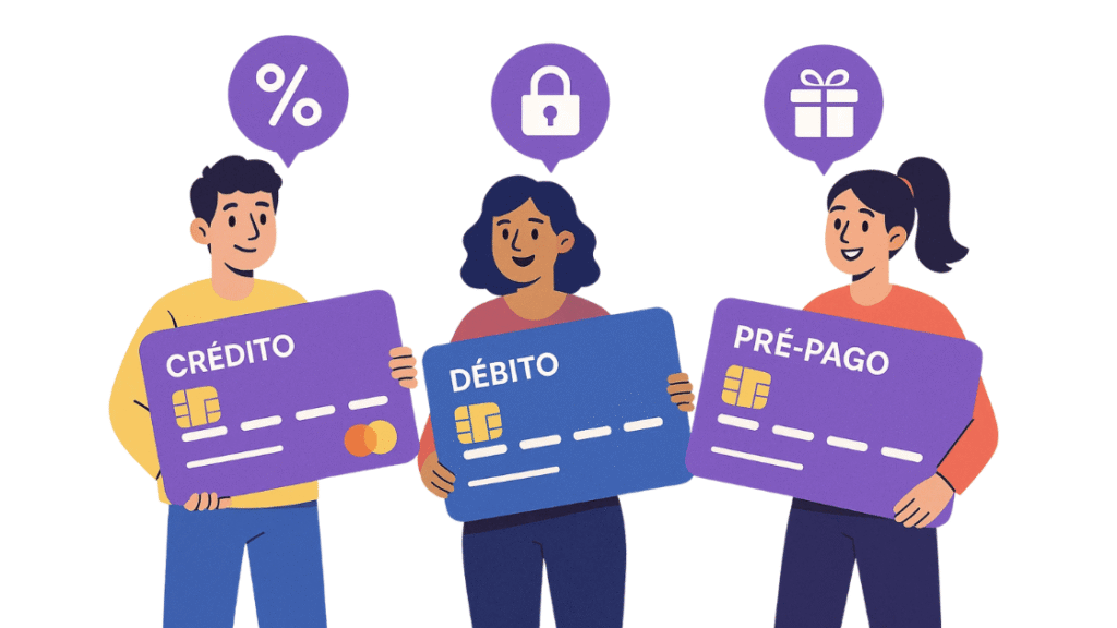 Cartão de Crédito, Débito ou Pré-pago