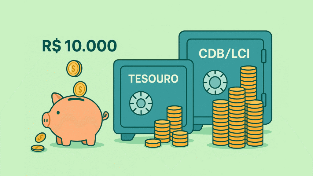 Quanto rende R$ 10.000 na poupança em 1 ano?