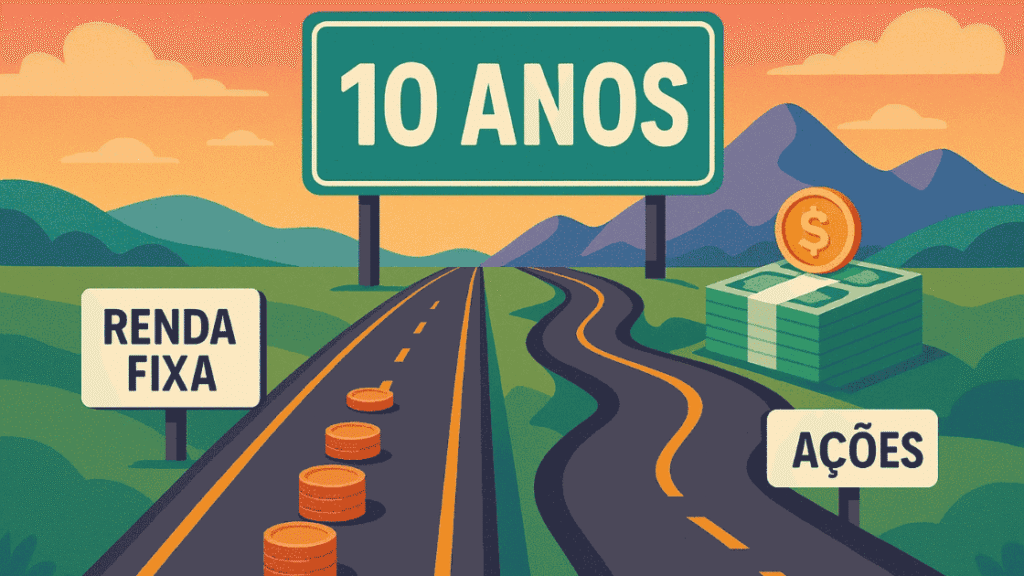 Se eu investir R$ 250 por mês em ações, quanto eu junto em 10 anos?
