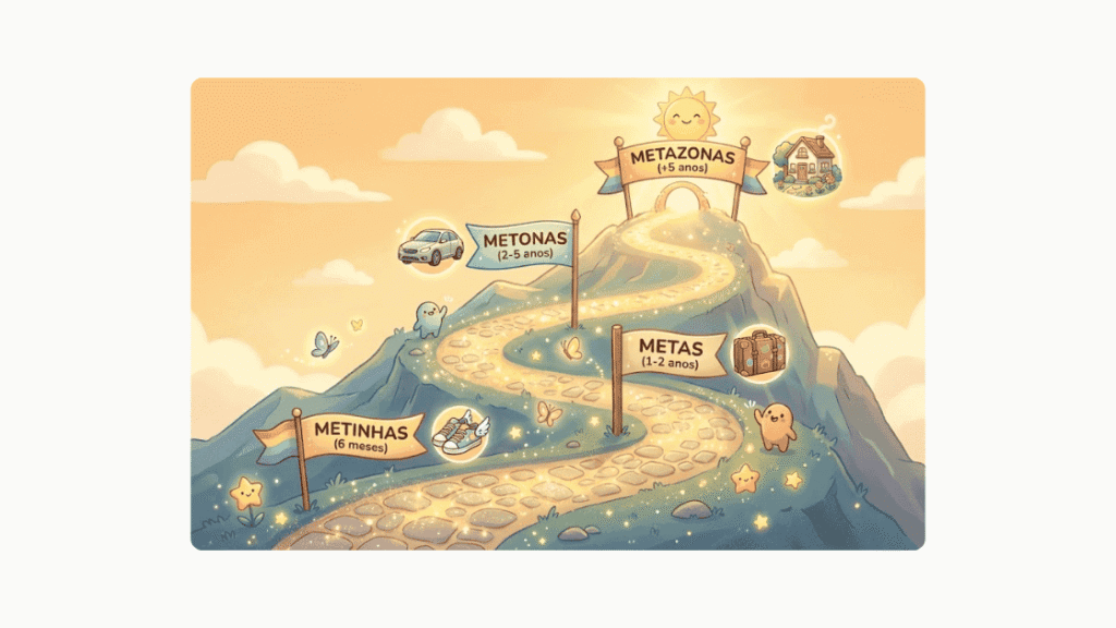 Educação financeira para adultos: metas, metinhas, metonas e metazonas